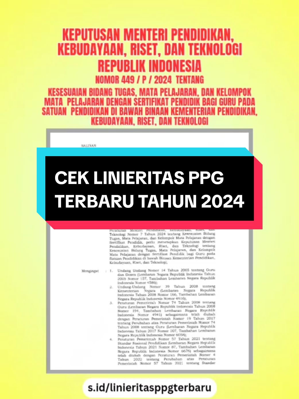 Hati-hati salah pilih bidang studi PPG, cek di link pada video ✅️ #guru #ppggurutertentu #ppgdaljab 