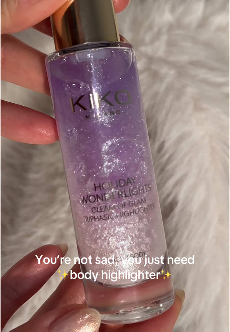 New KIKO highlighter for “my body like sugar” vibes 🤭❄️✨ #KIKOMilano #shimmer #highlighter #kikohighlighter #viral #bodyshimmer @KIKO Milano 