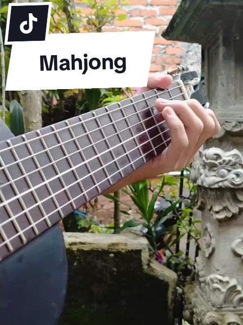 mahjong gitar fingerstyle #guitar #fingerstyle #mahjong #sologuitar 