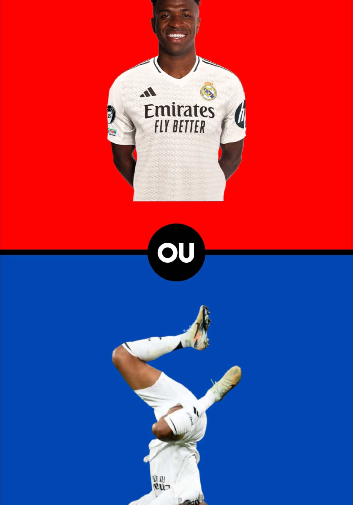 Tu préfères 🔴 ou 🔵 ? Version football ⚽️ #tupréfèresquoi #tupréfères #footballtiktok #mbappe #viniciusjunior #ronaldo #messi 