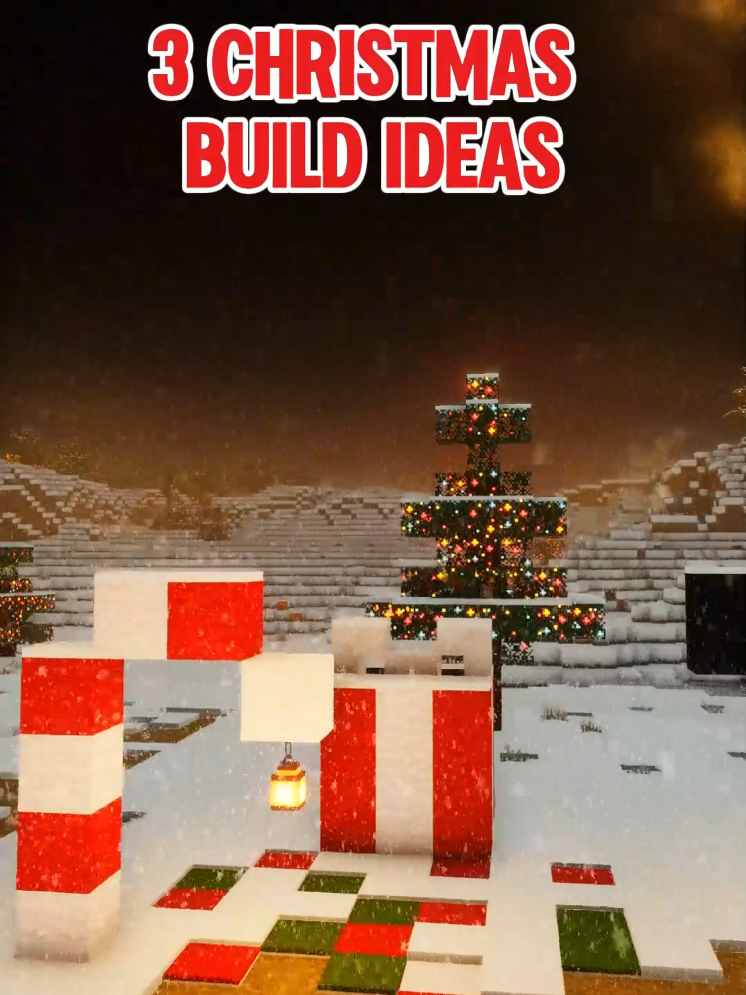 Minecraft Christmas build ideas #minecrafttutorial #minecraftbuilding | Happy 2025 new year, Whamageddon is here, you also was whammed