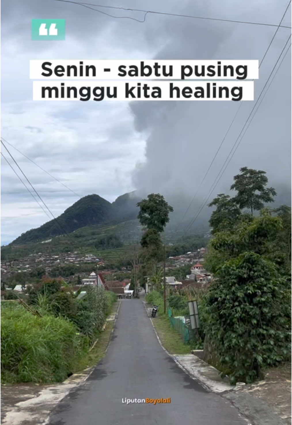 Ada yang sepemikiran engak niih Warga Boyolali, hari minggu pada healing kemana?✨🍃 _ #liputanboyolali 