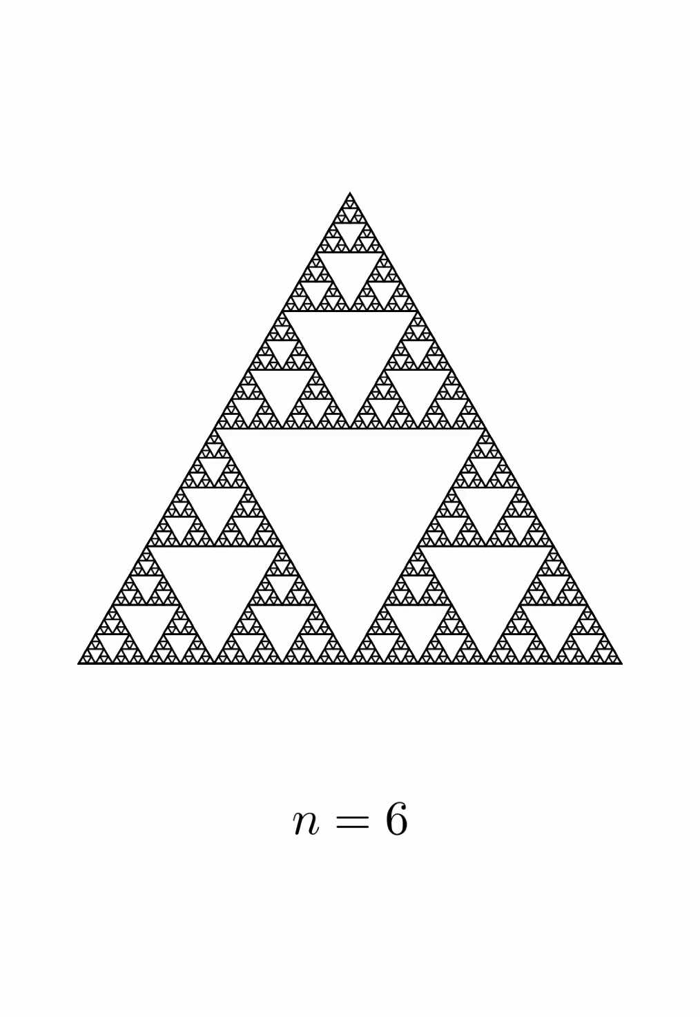 Sierpinski triangle #math #maths #mathematics #student #study #learn #manim #python #fractal #sierpinskistriangle 