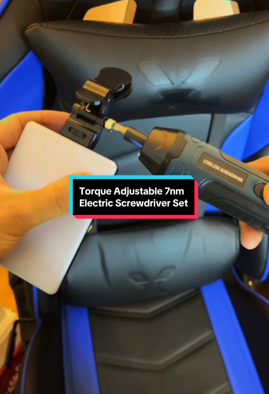 Torque Adjustable 7nm Electric Screwdriver Set #screwdriver #screwdriverset #electric #cordless #blackfridaysale #tiktokmademebuyit 