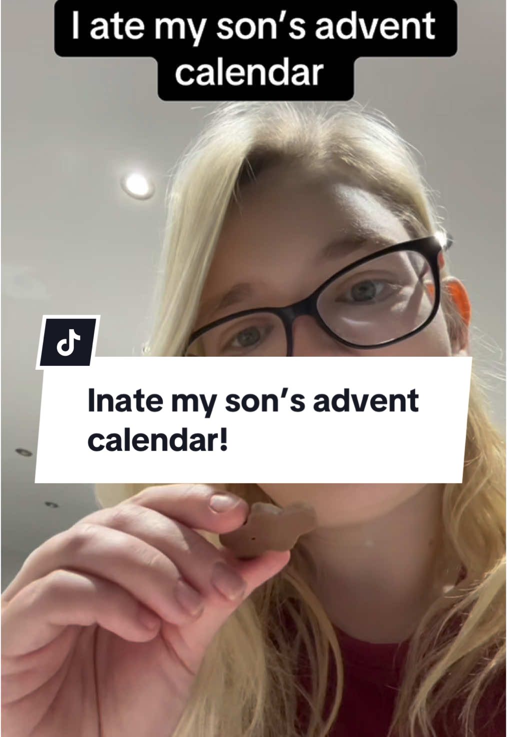 I ate my son’s advent calendar! #mumtok #mumtokuk #christmas #chocolate #adventcalendar #budgetingtips #budgetinghacks 