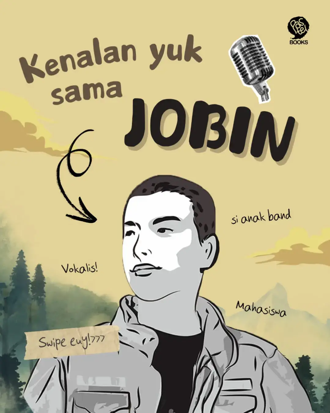 Dia Bernama Jobin Ali Musa. Nantikan tanggal terbit Novel Jobin 