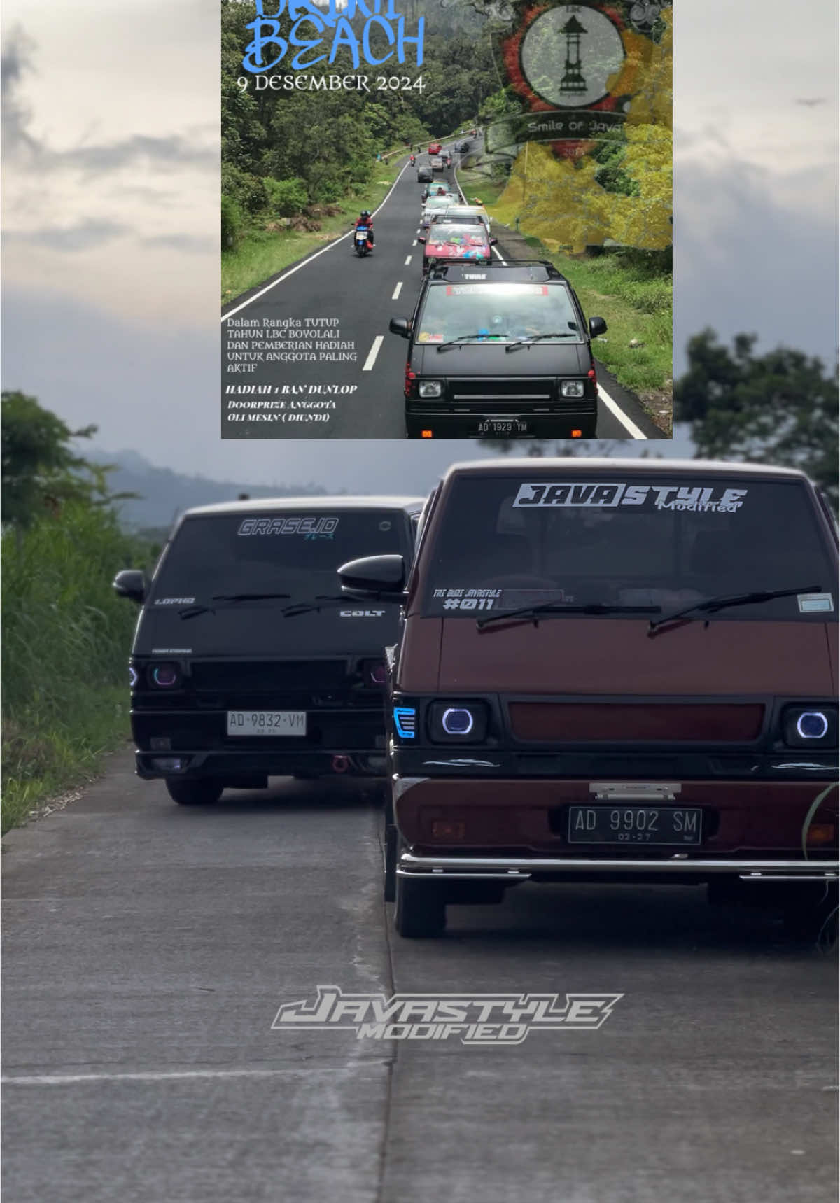 Simak baik baik bolo tanggal 9 desember keberangkatan dari alun alun kidul boyolali star jam 8 pagi👌tag semua teman temanmu jangan lupa di share juga ☺️#javastylemodified #pickup #cinematicvideo #mitshubishi #dieselpower #fyp @lopho_ @Wheydo Javastyle @Bayu Wisnu @Exclo Javastyle @faiz 