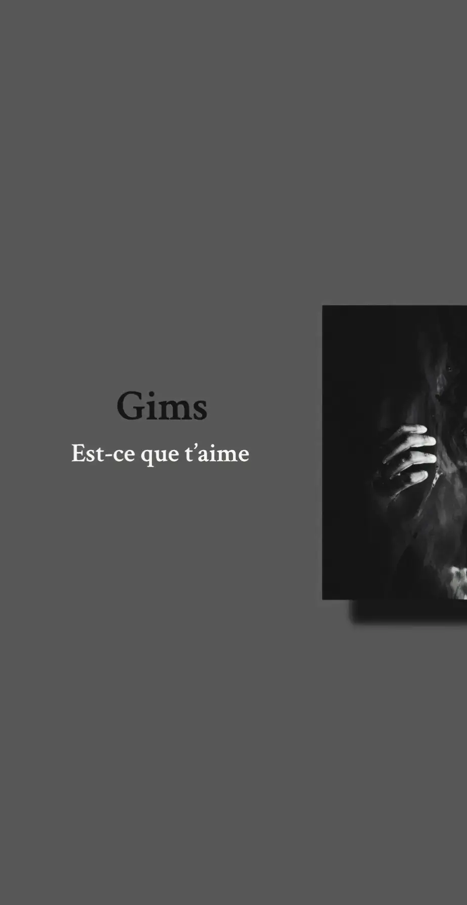 Gims - Est-ce que tu m’aime #gims #parole #lyricsvideo #fyp #pourtoi 