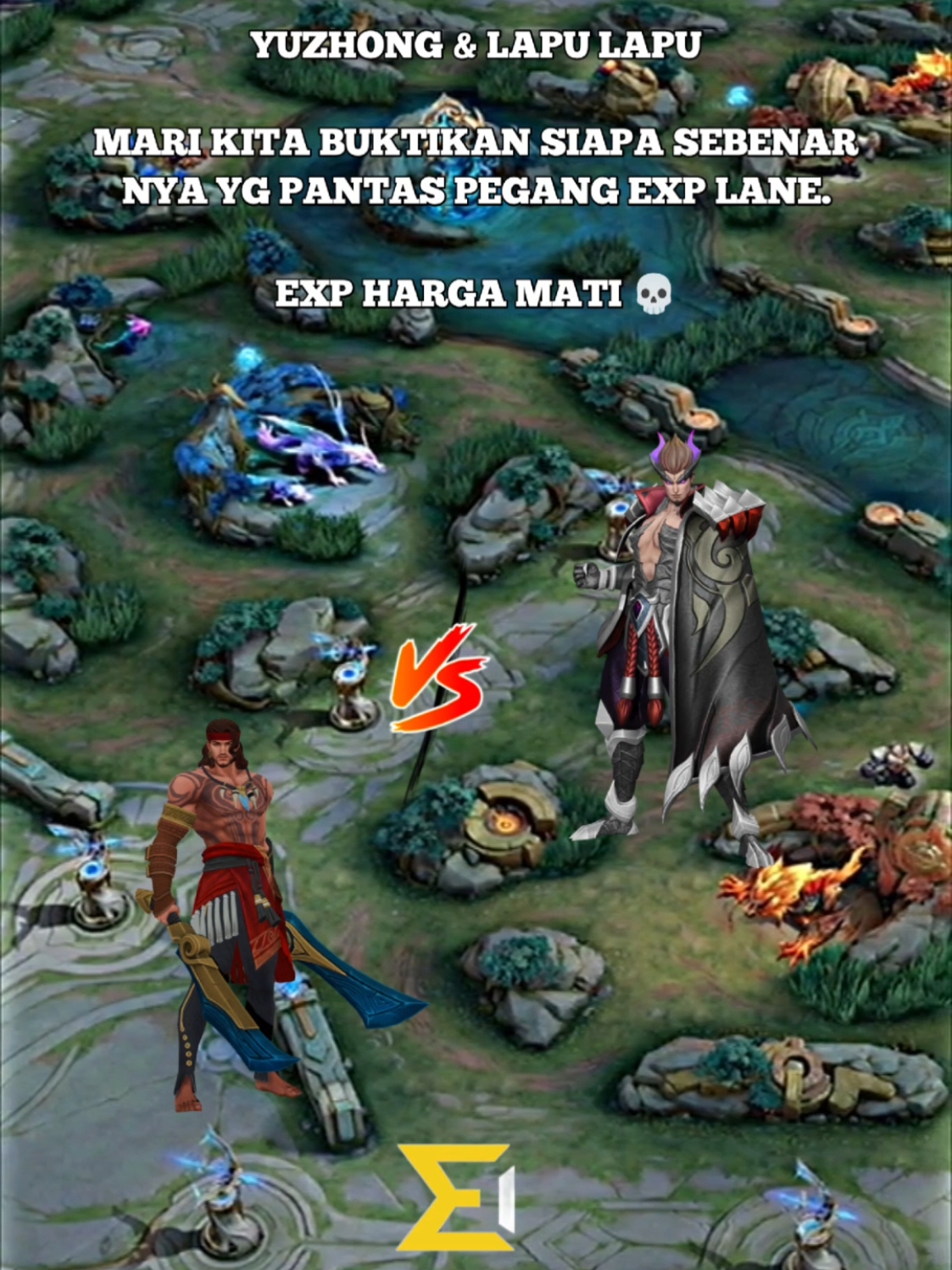 Diam bro, Ada yg lagi mempertaruhkan harga diri EXP 💀 #MLBBM6 #MLBBM6TorchRelay #GreaterThanEver #yuzhong #lapulapu #mobilelegends #mlbb 