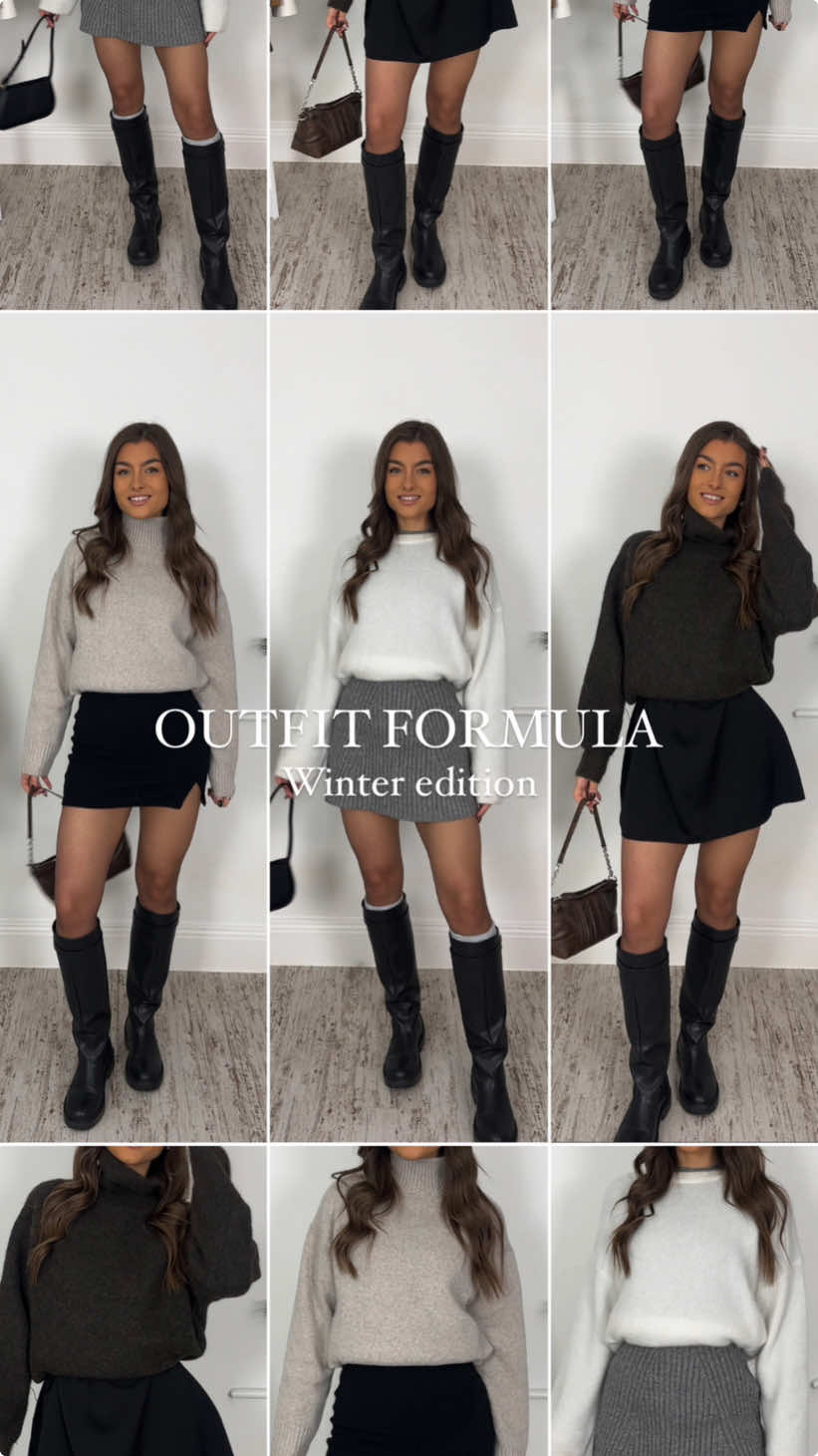 My go-to Winter outfit formula! Pair with a long coat for an even warmer look 🤍❄️ Outfit links are in my bio xx 