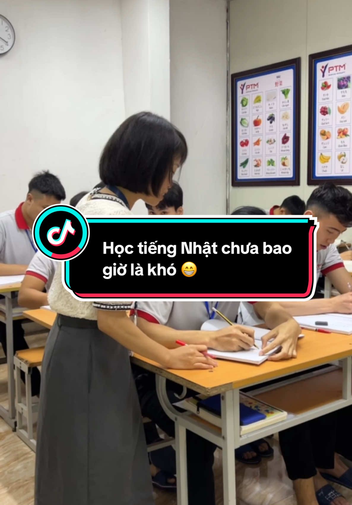 Sáng học viết tối nghe vài lần đảm bảo thuộc 😁 #PTMVietNhat #xkldnhatban #thuctapsinhnhatban #xuatkhaulaodongnhatban #xuhuong 