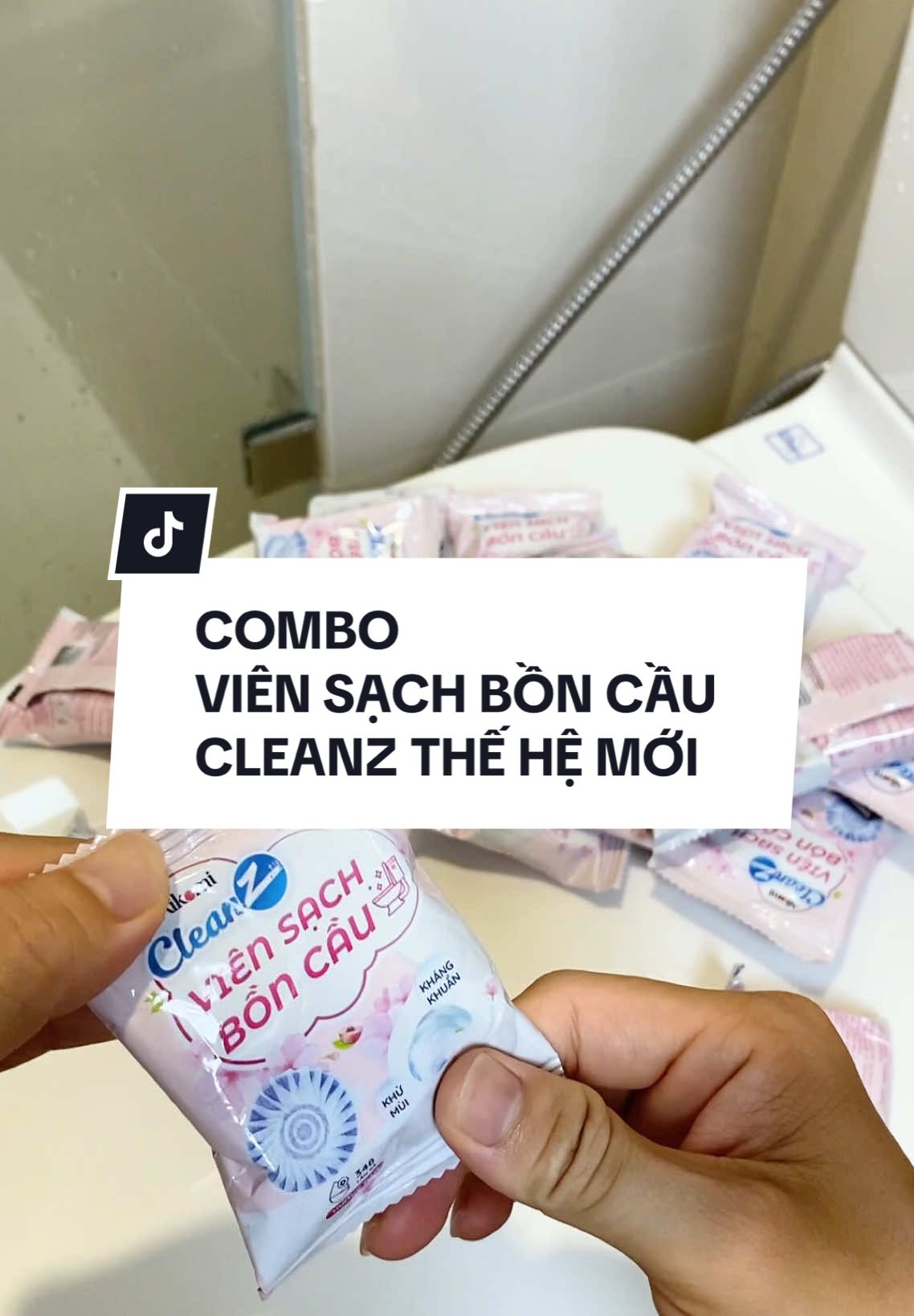 Combo viên sạch bồn cầu CleanZ thế hệ mới khử mùi làm sạch và diệt khuẩn mình dùng riết quen luôn mọi người ạ #aikomi #cleanz #viensachboncau #viensachboncaucleanz #vesinhboncau #vienthaboncau #review #tiktokmademebuyit