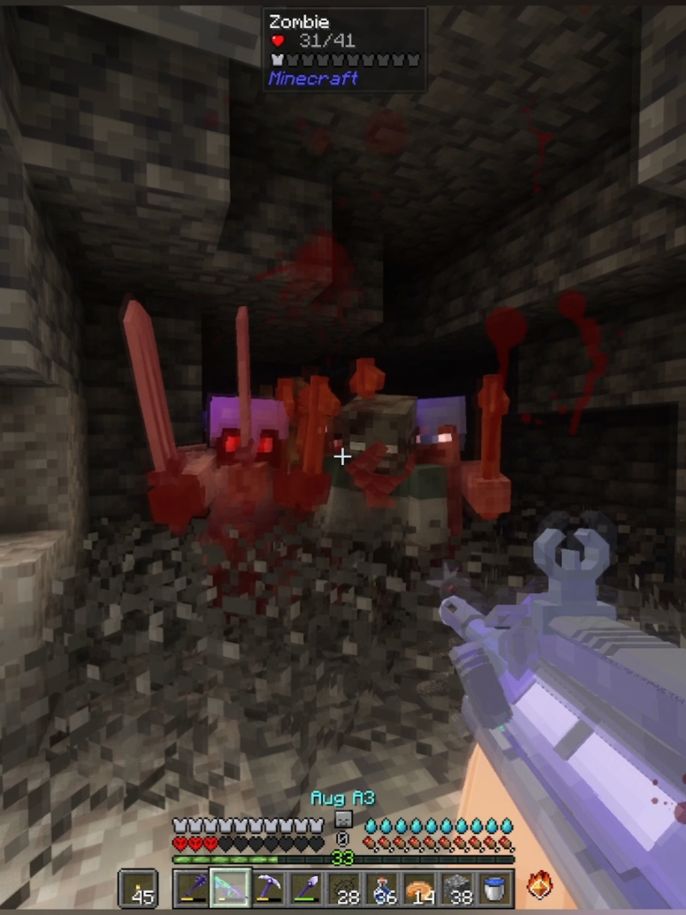 Zombie Base #Minecraft 