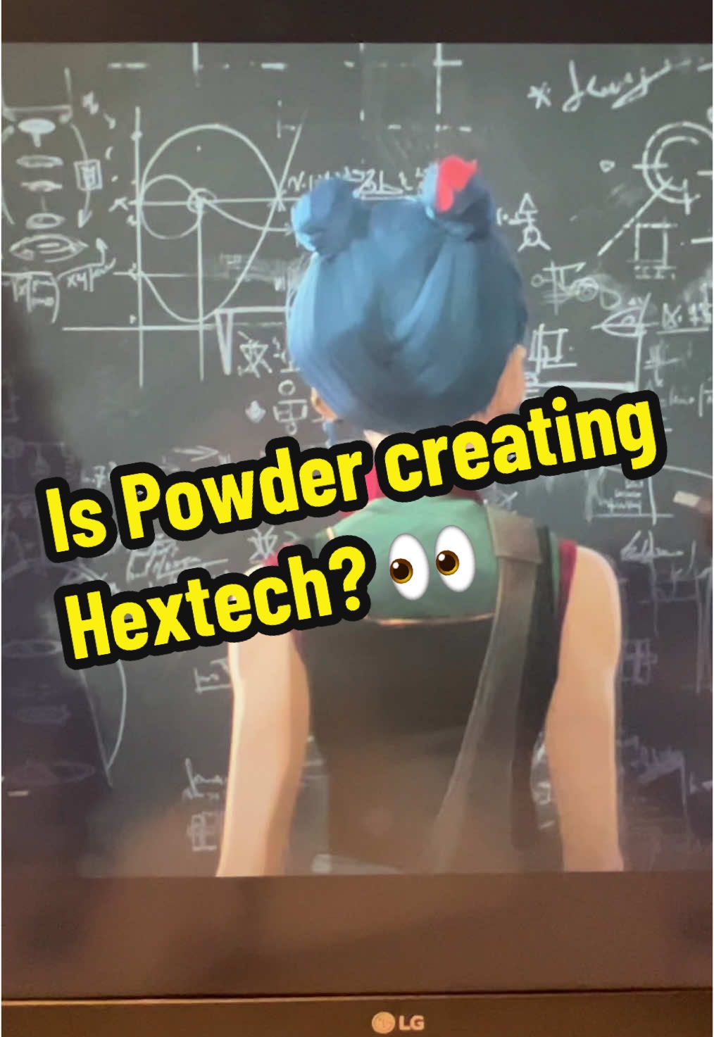 Is Podwer creating Hextech in her timeline? 👀 THEORY  #arcane #arcane2 #jinxarcane #leagueoflegends #ekkoarcane 