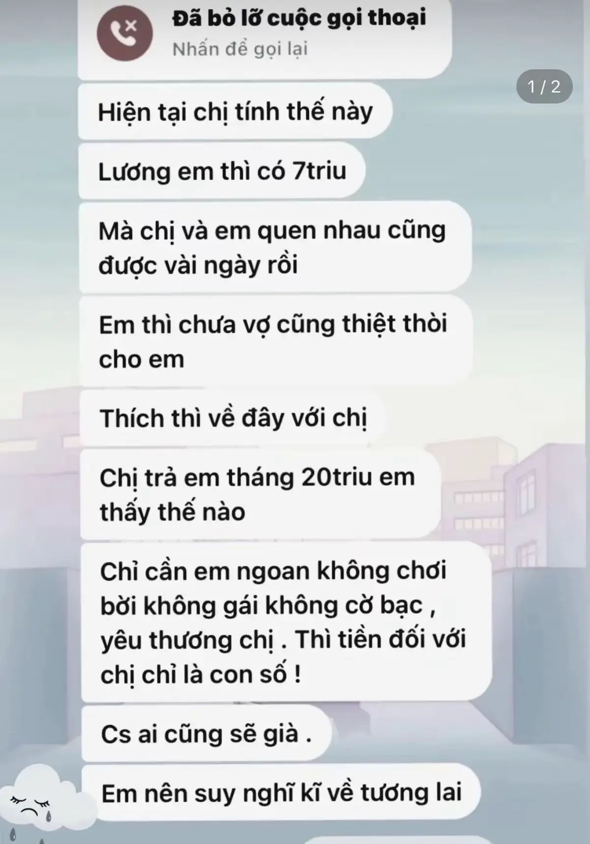 Đàn ông chỉ cần 2 thứ 1: ý chí, nỗ lực, trách nhiệm 2: chị này ở đâu ???