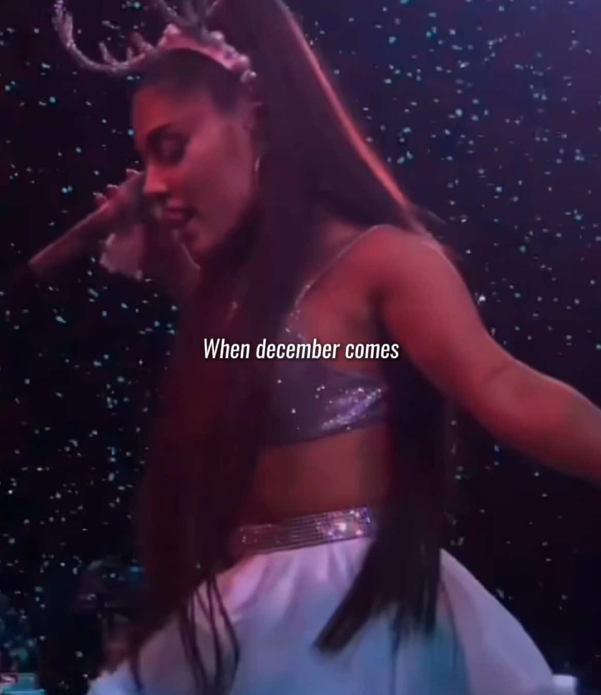 Song: December - @arianagrande #december #arianagrande #christmasandchill #christmas #rembeauty 