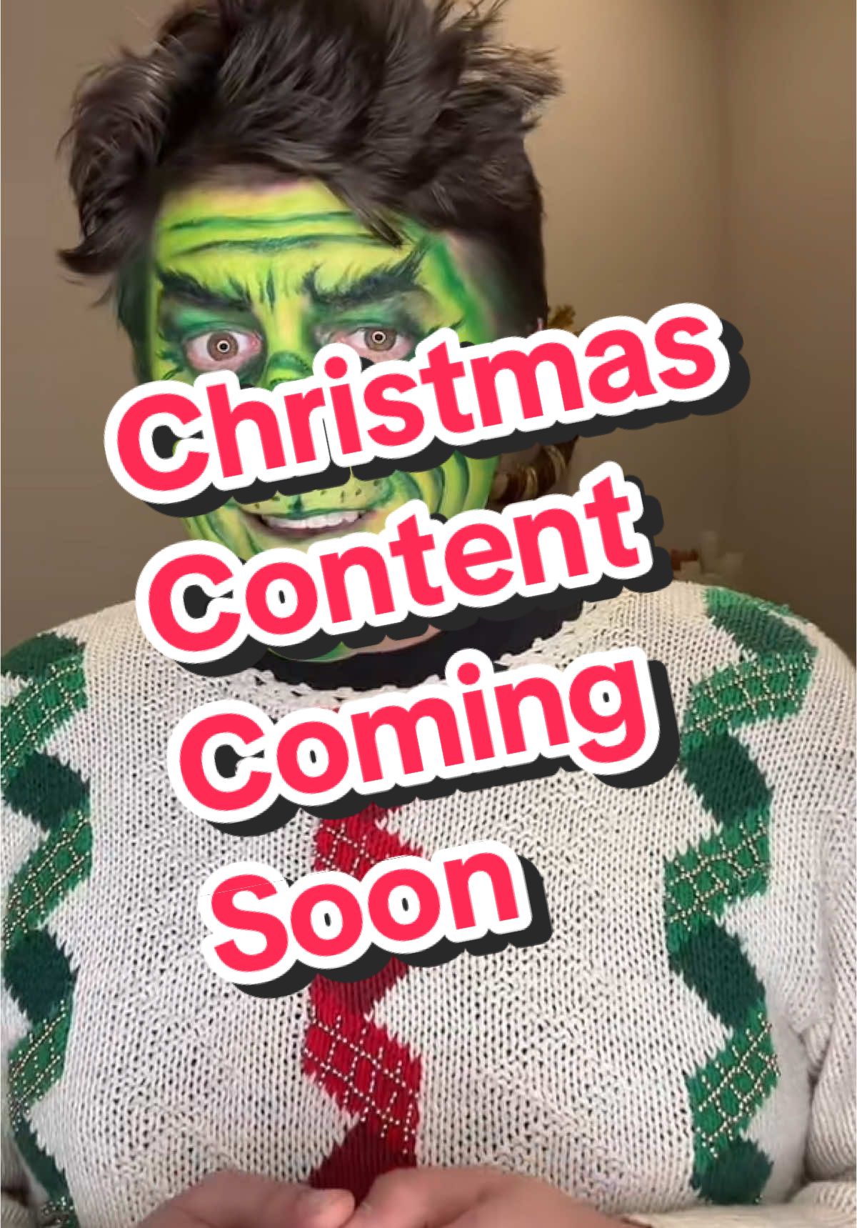 Are you ready for Christmas content yet???  #GrinchCosplay #GrinchMakeup #GrinchFacepaint #HoustonFacepaint #HoustonFacepainter #HoustonFacepainting 