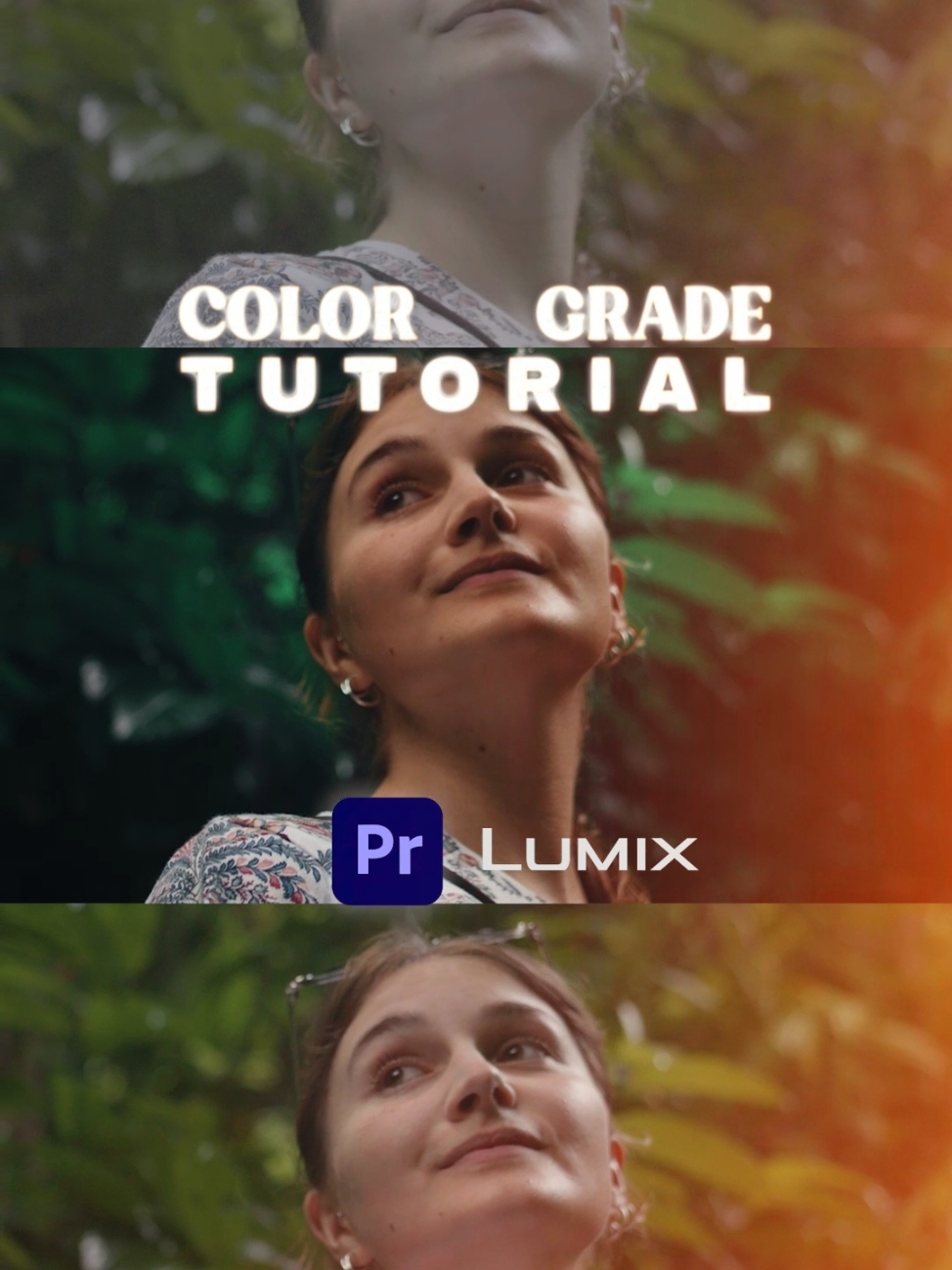 Antwort auf @lumixusa Color Grade Tutorial (Premiere Pro) 🎨🖌 Here's how you can sinply archive this cinematic color grade within Premiere Pro 👇🏽 1️⃣ Shoot LOG: Its important to shoot in your Cameras LOG-Color Profile! That way we have to most flexibility in post. I used my @LUMIX USA  V-LOG. 2️⃣ LOG to Rec.709: Use the LOG Conversion Lut from your Camera Manufacturer to get it into our working color space: Rec.709. 3️⃣ White Balance: Minor Adjustments to White Balance helped to give the shot more warmth.  4️⃣ Curves: A slight 