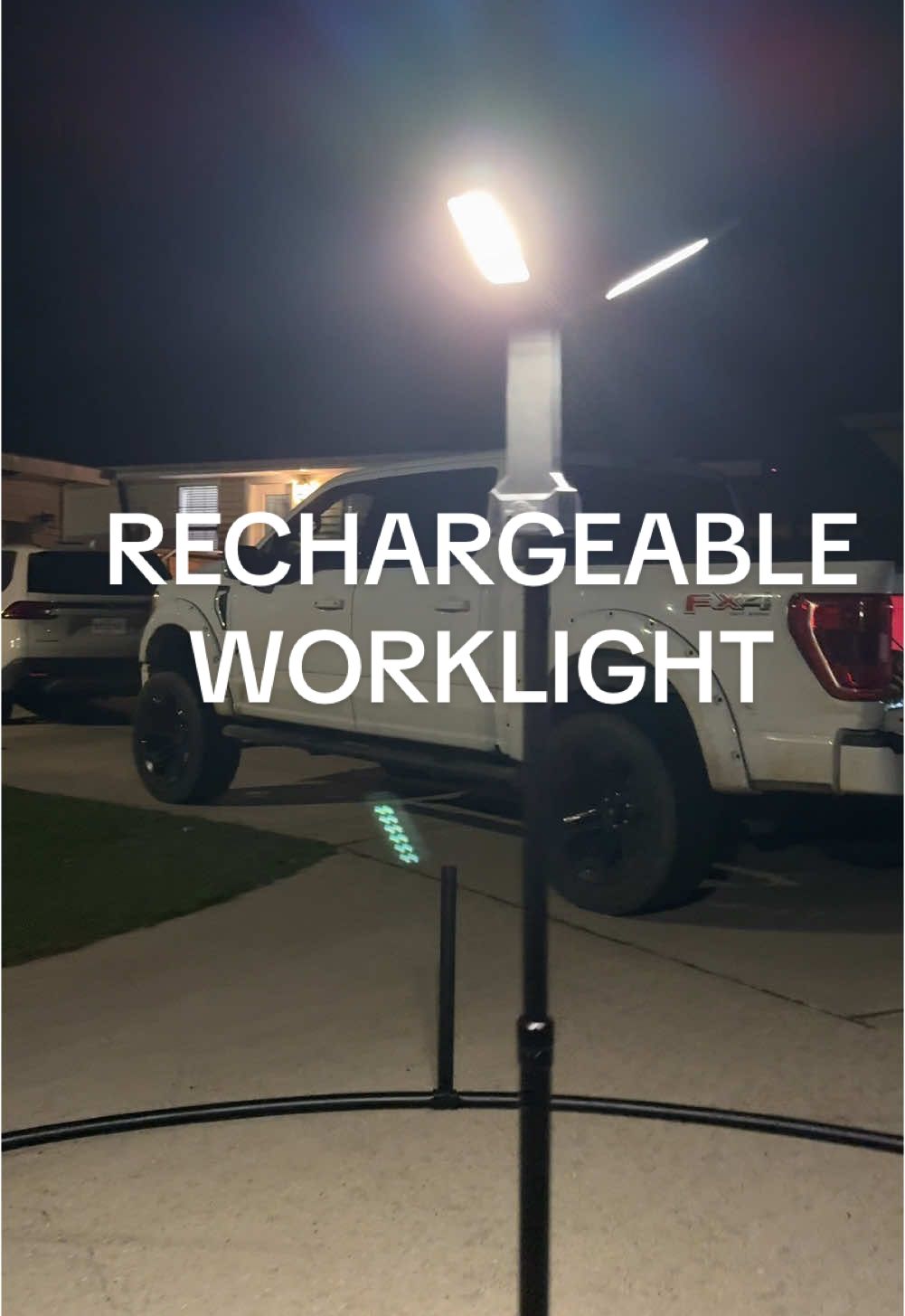 This rechargeable work light is a must have if you are always doing some sort of projects like me. 🤪 #rechargeableworklight #worklight #worklights #tripodlighting #ledworklight  #rechargeablelight #rechargeablelights  #tiktokshopblackfriday #tiktokshopcybermonday #tiktokshopholidayhaul #spotlightfinds #giftsforhim 