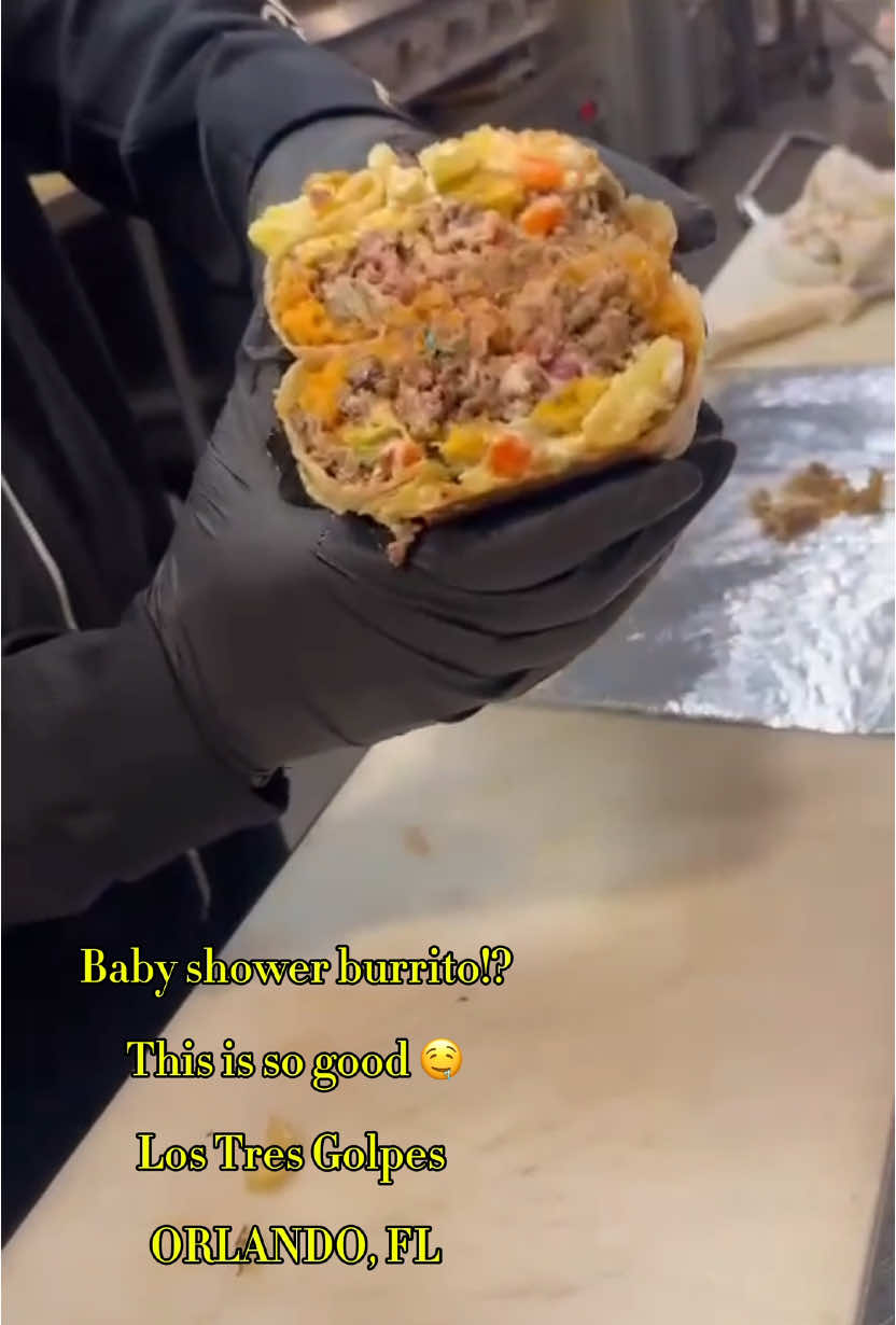 Bro @LosTresGolpes407  burritos need to be on the menu! #shellyrob9719 #CasaTikTok #tiktokpartner #latino #orlandoflorida #orlando #orlandolatinfood 