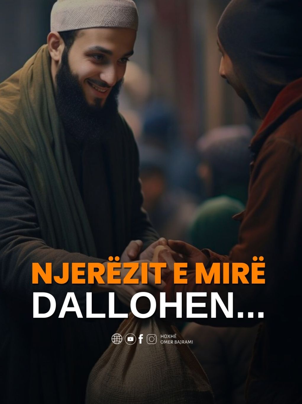 Njerëzit e mirë dallohen edhe në pamje...Hoxhë Omer Bajrami #hoxhomerbajrami #hoxhallaret #hoxha #ligjerataislame #islame #njerezit #njeriu #pamje 