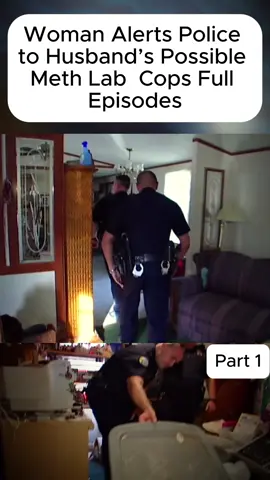 Woman Alerts Police to Husband’s Possible Meth Lab  Cops Full Episodes_P1 #copsontiktok #policeoftiktok #lawenforcem #policelife #policework #policeofficeroftheday #cops #bodycam #911 #criminal#suspectsanimation