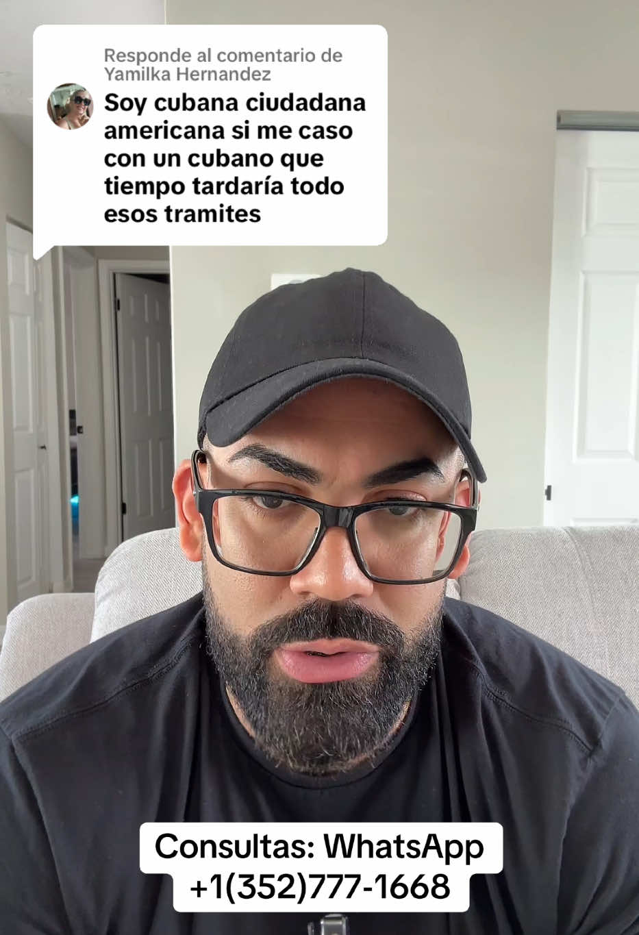 Respuesta a @Yamilka Hernandez  Como ciudadana estadounidense, puedes solicitar que tu esposo cubano obtenga la residencia permanente en Estados Unidos. El proceso general implica los siguientes pasos: 	1.	Presentación del Formulario I-130: 	•	Debes completar y enviar el Formulario I-130, Petición de Familiar Extranjero, al Servicio de Ciudadanía e Inmigración de Estados Unidos (USCIS). Este formulario establece la relación legítima entre tú y tu esposo.  	2.	Documentación requerida: 	•	Copia del acta de matrimonio civil. 	•	Pruebas de la finalización de matrimonios anteriores, si aplica. 	•	Evidencia de tu ciudadanía estadounidense (certificado de nacimiento, pasaporte o certificado de naturalización). 	•	Fotografías tamaño pasaporte de ambos. 	•	Pruebas adicionales que demuestren la autenticidad de la relación, como cuentas bancarias conjuntas, contratos de alquiler o hipoteca a nombre de ambos, y correspondencia. 	3.	Proceso consular o ajuste de estatus: 	•	Si tu esposo está fuera de Estados Unidos: 	•	Una vez que USCIS apruebe el Formulario I-130, el caso se enviará al Centro Nacional de Visas (NVC) y luego al consulado o embajada de EE. UU. en Cuba para el procesamiento consular. Tu esposo deberá asistir a una entrevista y someterse a un examen médico.  	•	Si tu esposo está legalmente en Estados Unidos: 	•	Puede solicitar el ajuste de estatus presentando el Formulario I-485, Solicitud de Registro de Residencia Permanente o Ajuste de Estatus. Este proceso permite que tu esposo obtenga la residencia permanente sin salir del país.  	4.	Declaración Jurada de Patrocinio Económico: 	•	Debes completar el Formulario I-864, Declaración Jurada de Patrocinio Económico, para demostrar que puedes mantener económicamente a tu esposo y que no se convertirá en una carga pública.  	5.	Entrevista y decisión final: 	•	Tu esposo asistirá a una entrevista donde se evaluará la autenticidad del matrimonio y su elegibilidad para la residencia permanente. Si todo está en orden, se le otorgará la visa de inmigrante o se aprobará su ajuste de estatus. Consideraciones adicionales: 	•	Residencia condicional: Si el matrimonio tiene menos de dos años al momento de otorgar la residencia, tu esposo recibirá una residencia condicional válida por dos años. Antes de que expire, deberán solicitar juntos la eliminación de las condiciones presentando el Formulario I-751, Petición para Cancelar las Condiciones de Residencia. 