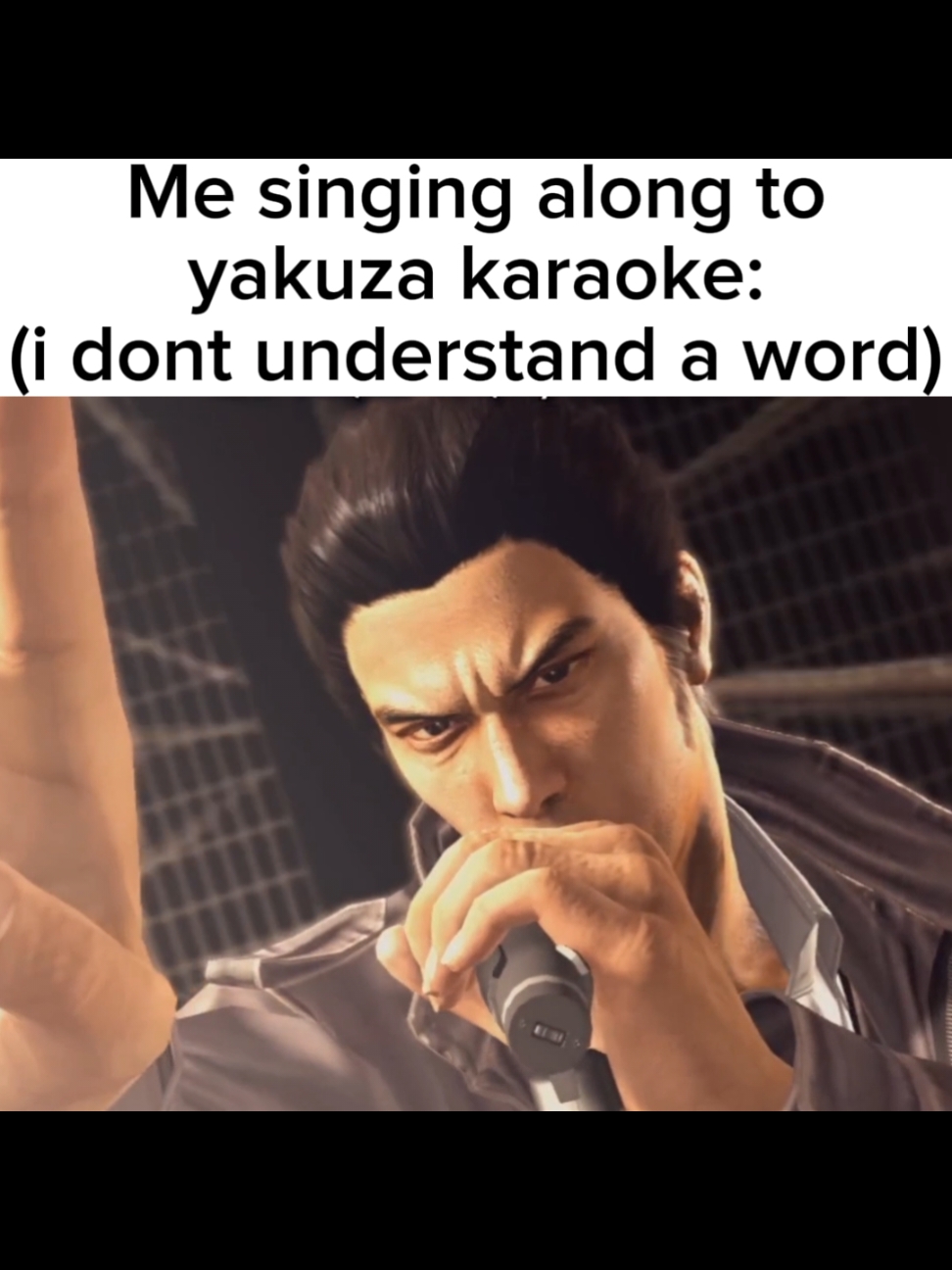 okay i will stop posting about machine gun kiss. #yakuzagame #yakuzakaraoke  #yakuza5 #kiryukazuma #karaoke 