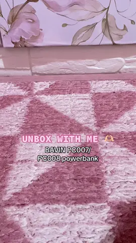 unbox with me 🫶🏻 BAVIN PC007/PC008 powerbank 10000mah/20000mah  heavy duty + orignal + lightweight + easy to carry + fast charging @BAVIN Philippines  #powerbank #heavyduty #bavin #fastcharging #fyp #musthave #tiktokshop #paydaysale #cute 