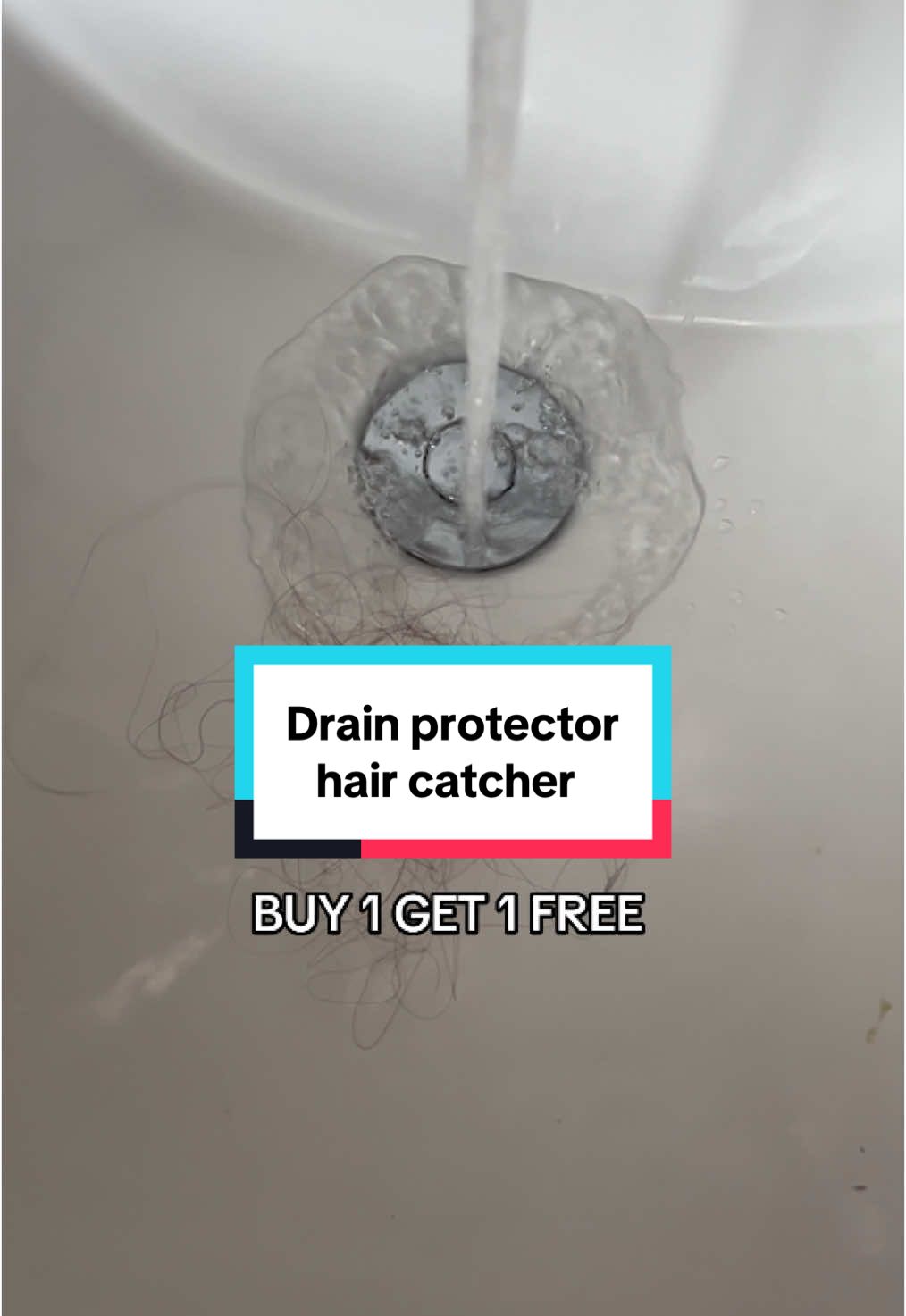 Protector de drenaje, colector de cabello #sinkhaircatcher #2for1 #drainprotector #momtips #homeessentials #homeaccessories #draincover 