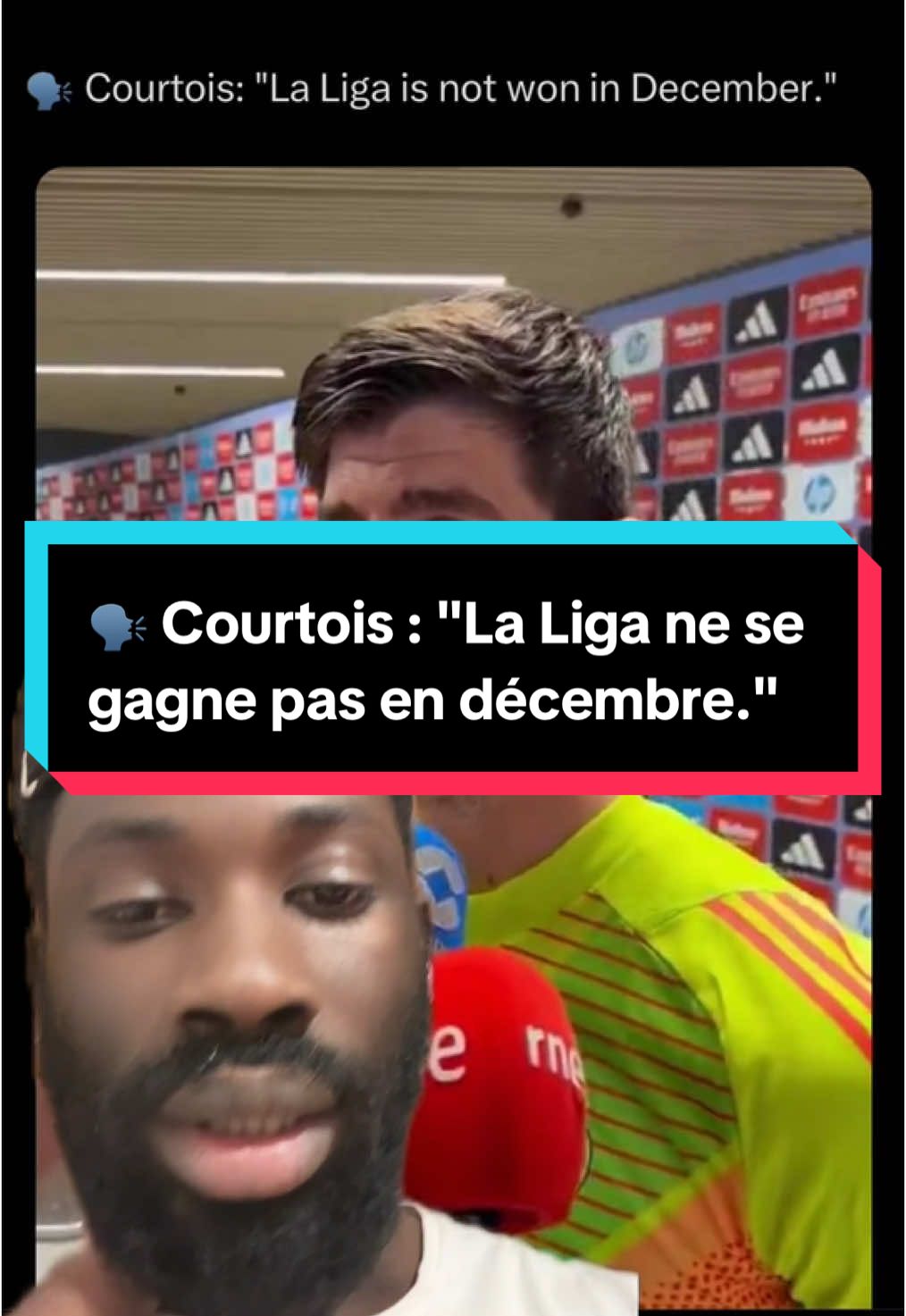 🗣 Courtois : 