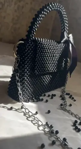 #Pearl blach bag #larg size #09 44 35 73 28