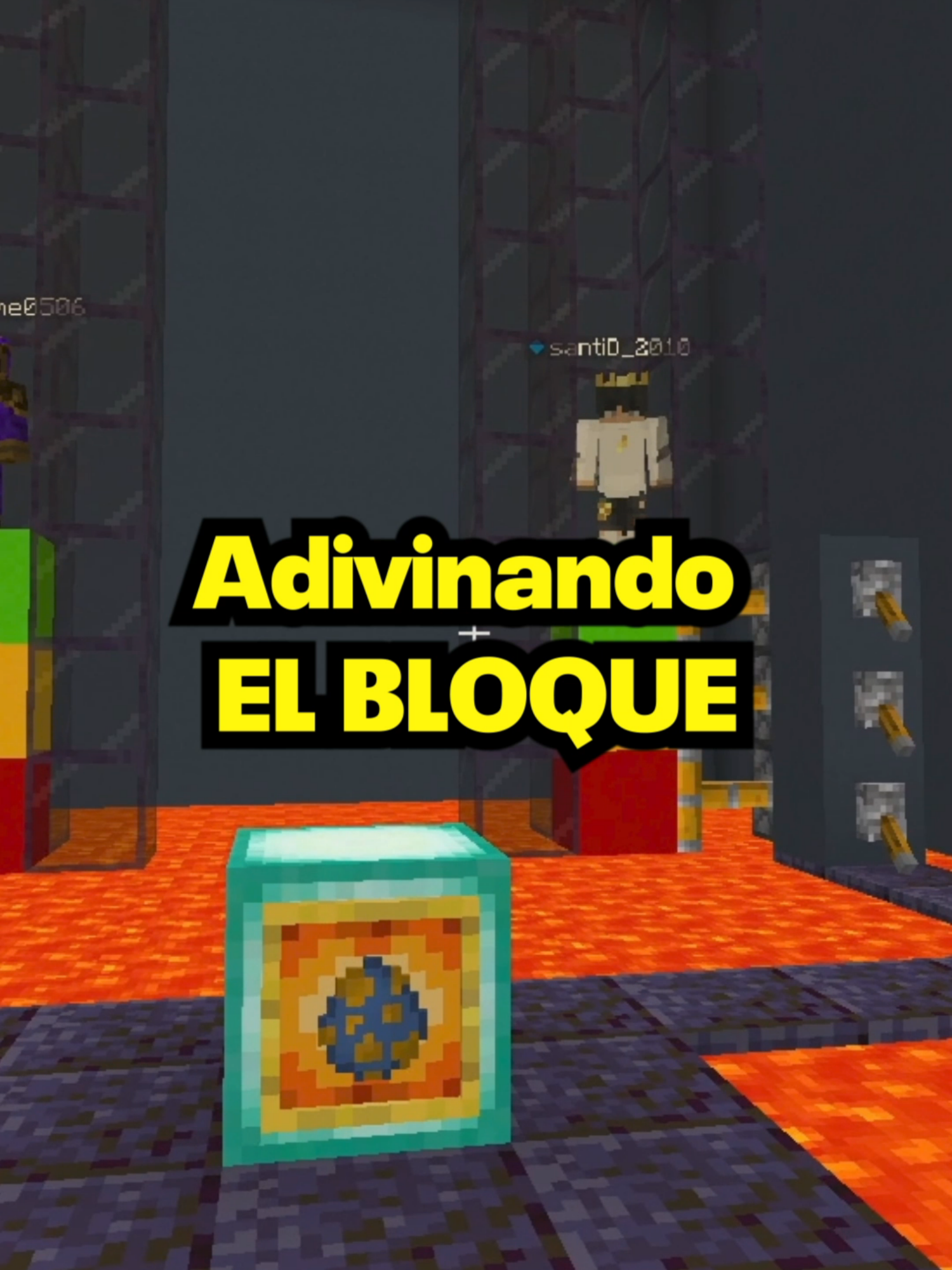 Adivina el bloque de Minecraft @santid_2010 @ElGranEmperador #Minecraft#minecraft  #shorts  #minecraftshorts