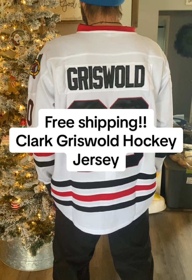 This Griswold Jersey is my husbands favorite!! #christmas #christmasvacation #griswold #griswoldjersey ##holidaytiktok #giftideas #giftforyourself #cybermonday 