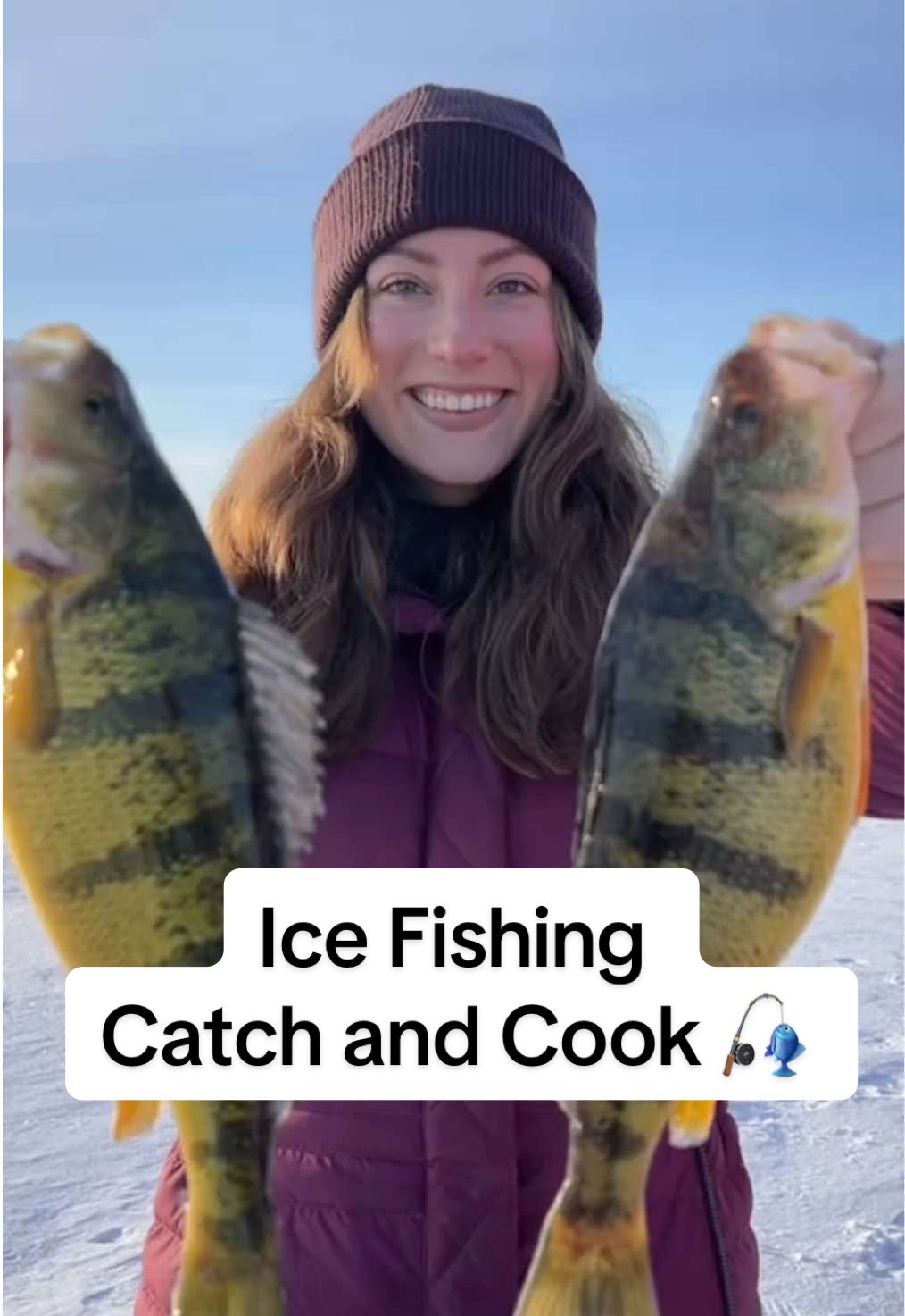 Ice Fishing Yellow Perch (Catch and Cook) One of my favourite moments from last season… I brought Cass out ice fishing for yellow perch and of course she caught all the big fish!  Going to be telling the stories from this day for a long time.  @dudewipes always coming in clutch! #icefishing #fishing #catchandcook #fishingvideos 