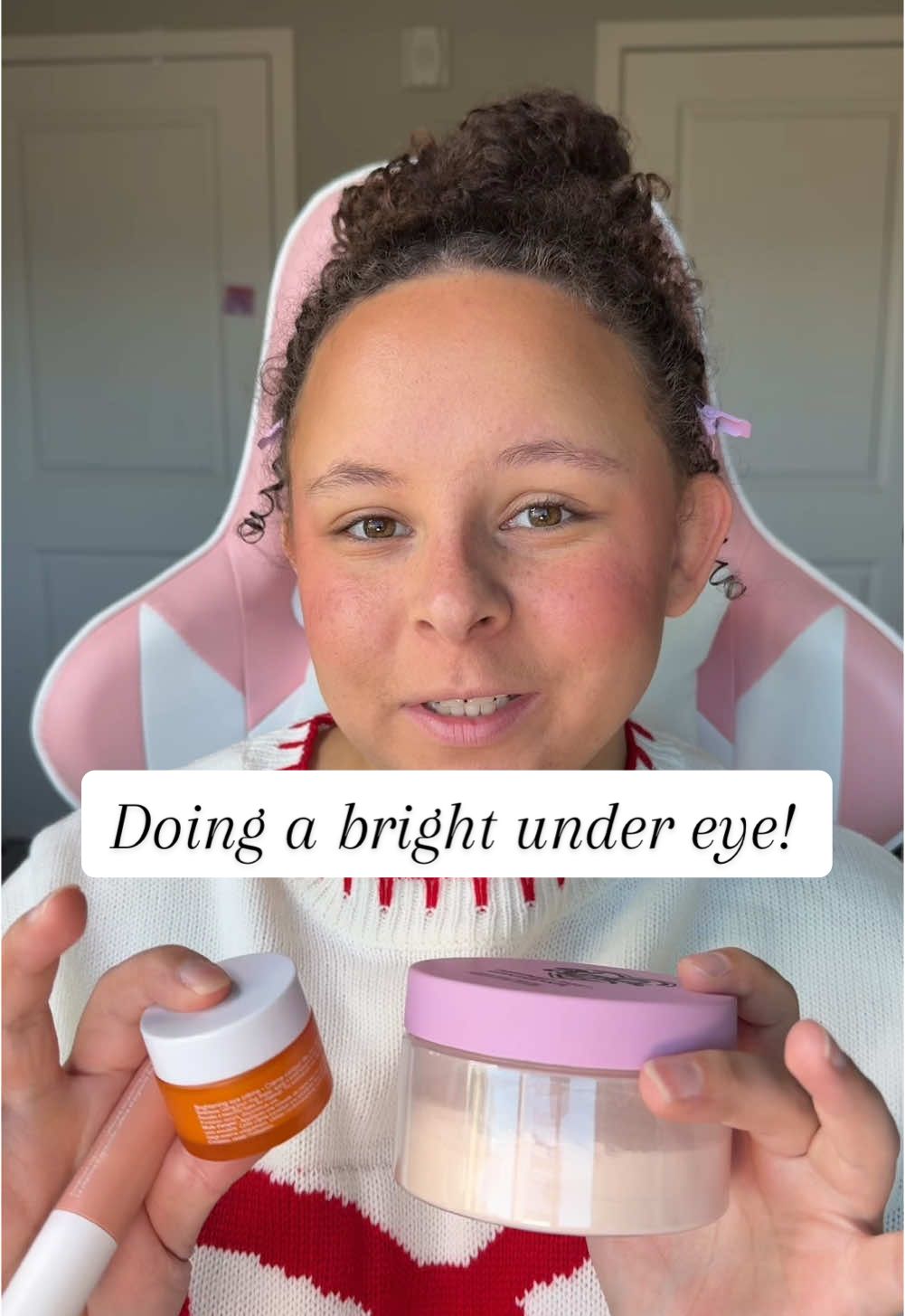 #kimchichicbeauty #kimchipuffpuffpass #puffpuffpasspowder #undereye #undereyes #undereyebrightener #brighteningpowder #olehenriksen #bananabrighteyecream #makeup 