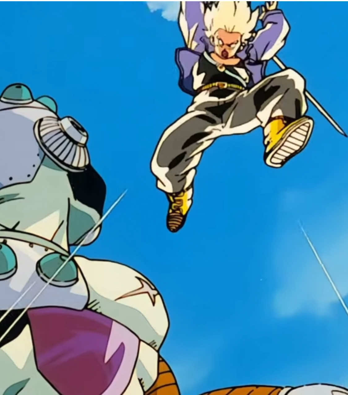 This dude got LFd #trunks #dbz #dragonballz #futuretrunks #trunksbriefs #dbztrunks #mechafrieza #trunksvsfrieza 