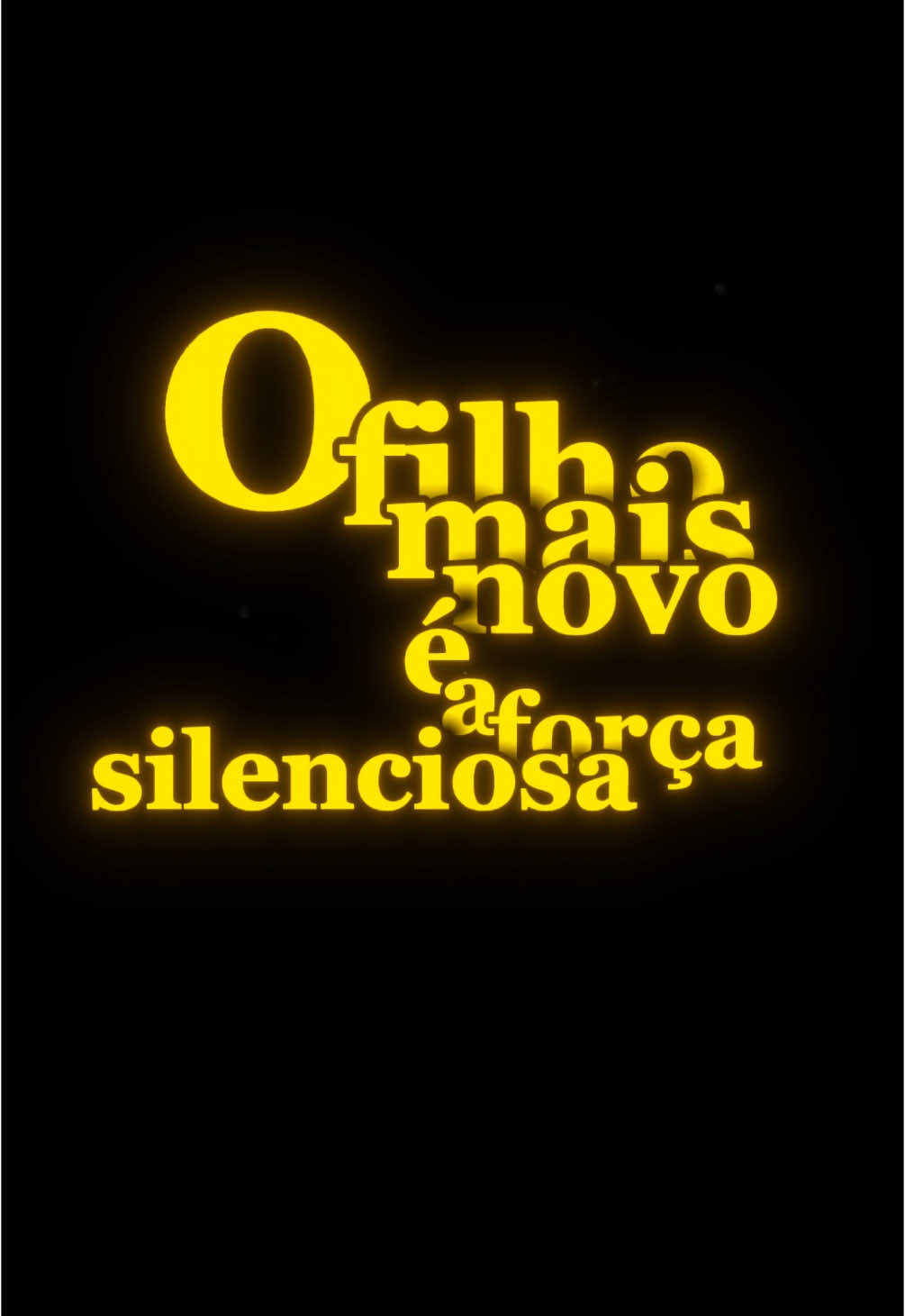 O filho mais novo é a força silenciosa… #textos #reflexao #pensamentos 