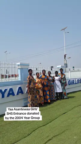 The New Yaa Asantewaa Girls' SHS Entrance donated by the 2004 Year Group  . . . #fyppppppppppppppppppppppp #ghanatiktok🇬🇭 #yaaasantewaagirlshighschool💗🤍 #yaaasantewaagirlshighschoolentrance #viralpost ##viralpageforyou #YAGSHS #adehyee 