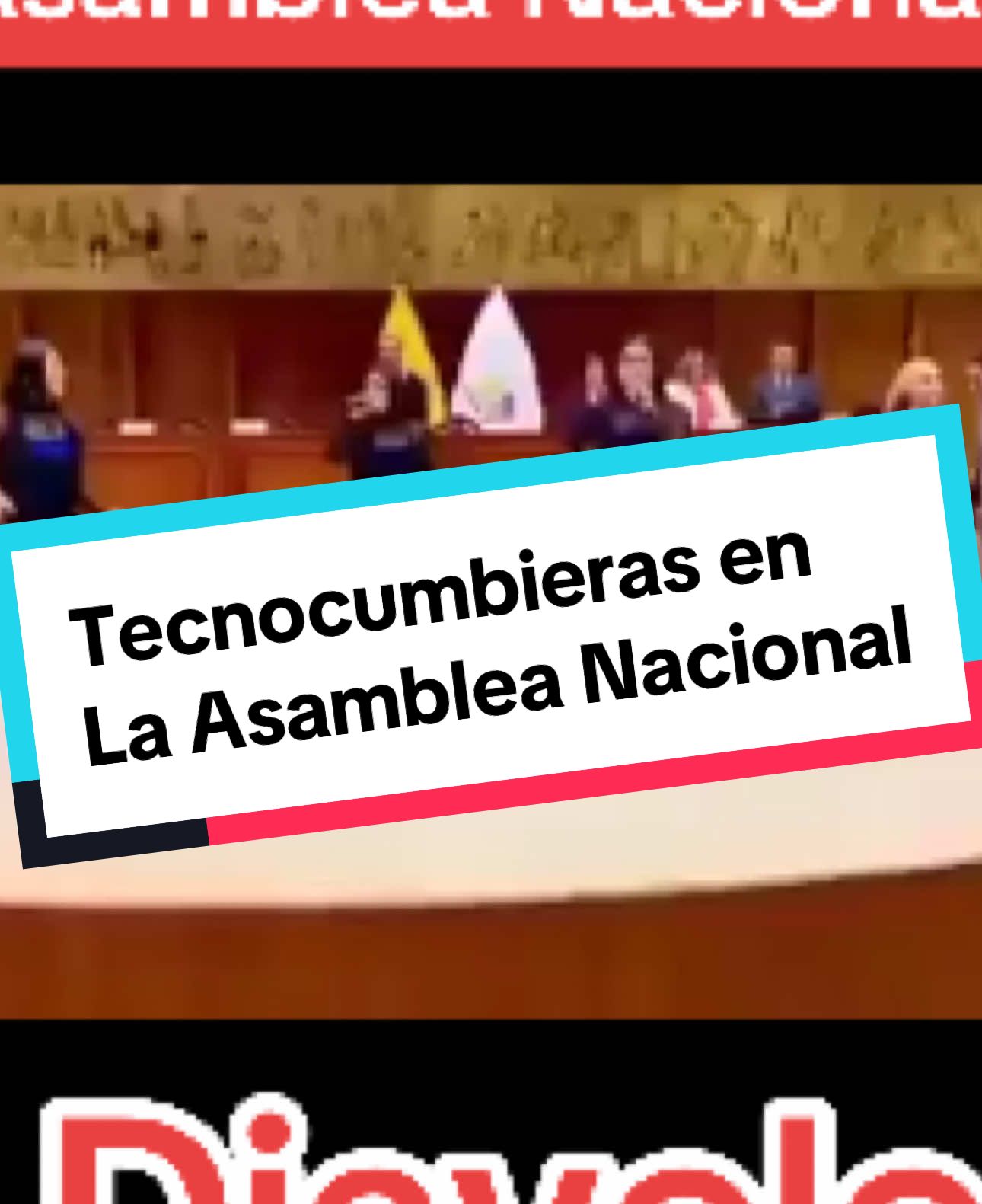 🔴Cuidado, que viene y nada lo detiene. Al ritmo del Diávolo, un grupo de tecnocumbia bailó hasta con vueltita esta semana en uno de los salones principales de la Asamblea Nacional. El asambleísta que propuso llevar artistas de tecnocumbia a la Asamblea fue Hernán Zapata, de #ADN, y la Asamblea dijo que esta actividad no fue autorizada y fue un homenaje a peluqueros y cosmetólogos. Fuente: La Posta