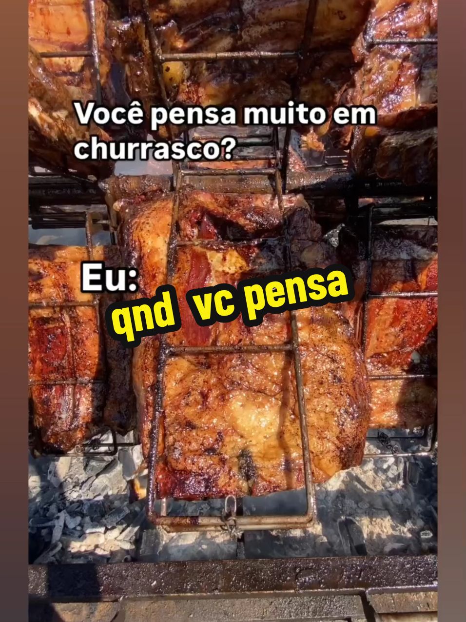 qnd vc pensa #foryouchurrasco #engracado #cerveja #humor #comedia #food #churrasco #beer #comida 