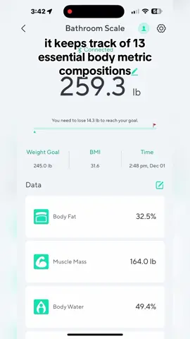 Wyze smart scale can do all! Keep track of all your most important body health metrics -weight and body fat trends -13 body composition metrics -syncs w/popular fitness apps -unlimited users and sharing -easy to use app -Bluetooth connection  #scale #scales #smartscale #wyze #Fitness #weight #apple #google #sync #body #bodymeasurements #wyzescale #modern #bluetooth 