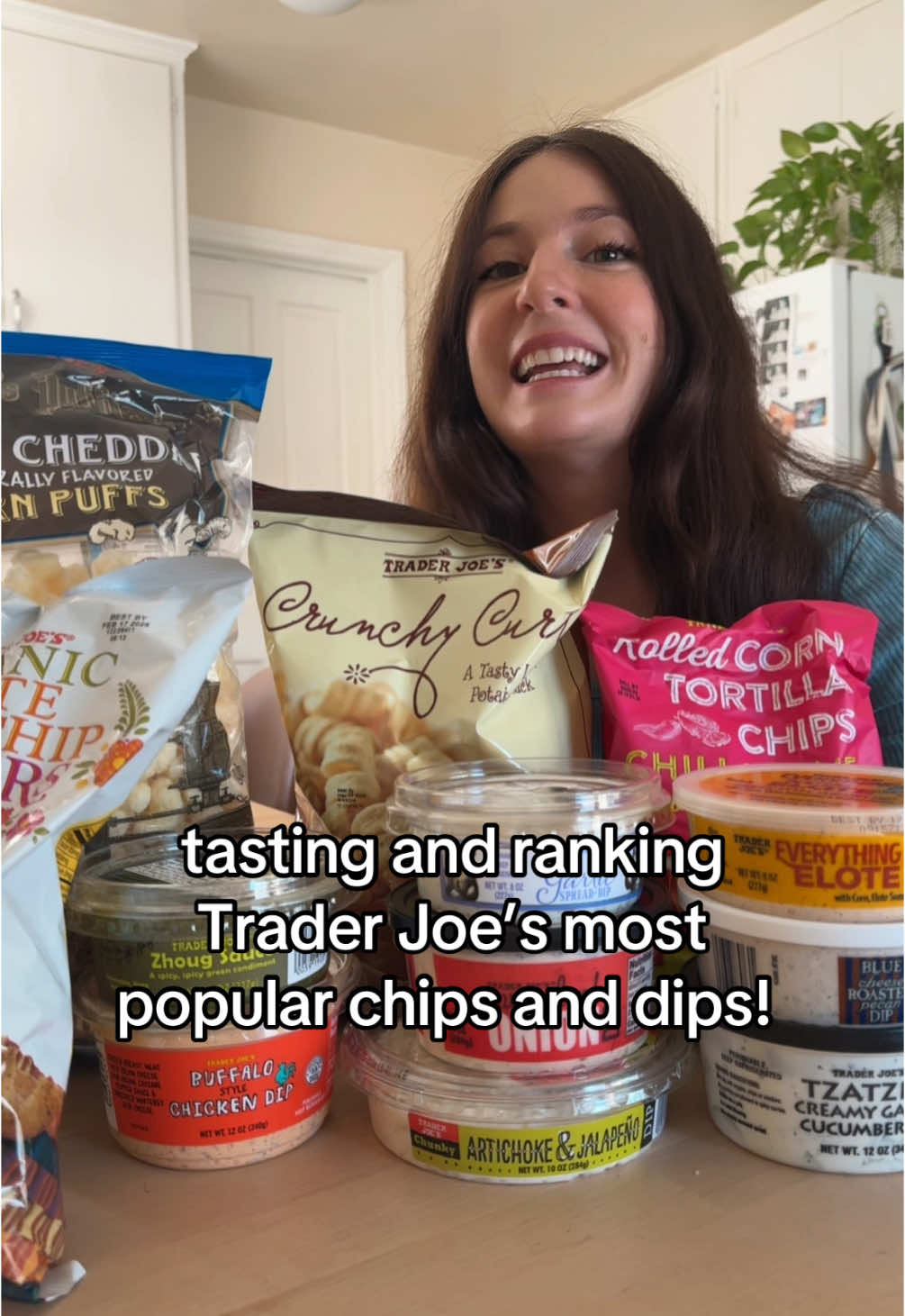 Ranking Trader Joe’s most popular chips and dips! (Kind of!) #traderjoes #traderjoesfoodreviews #foodtiktok #Foodie #foodreview #FoodTok