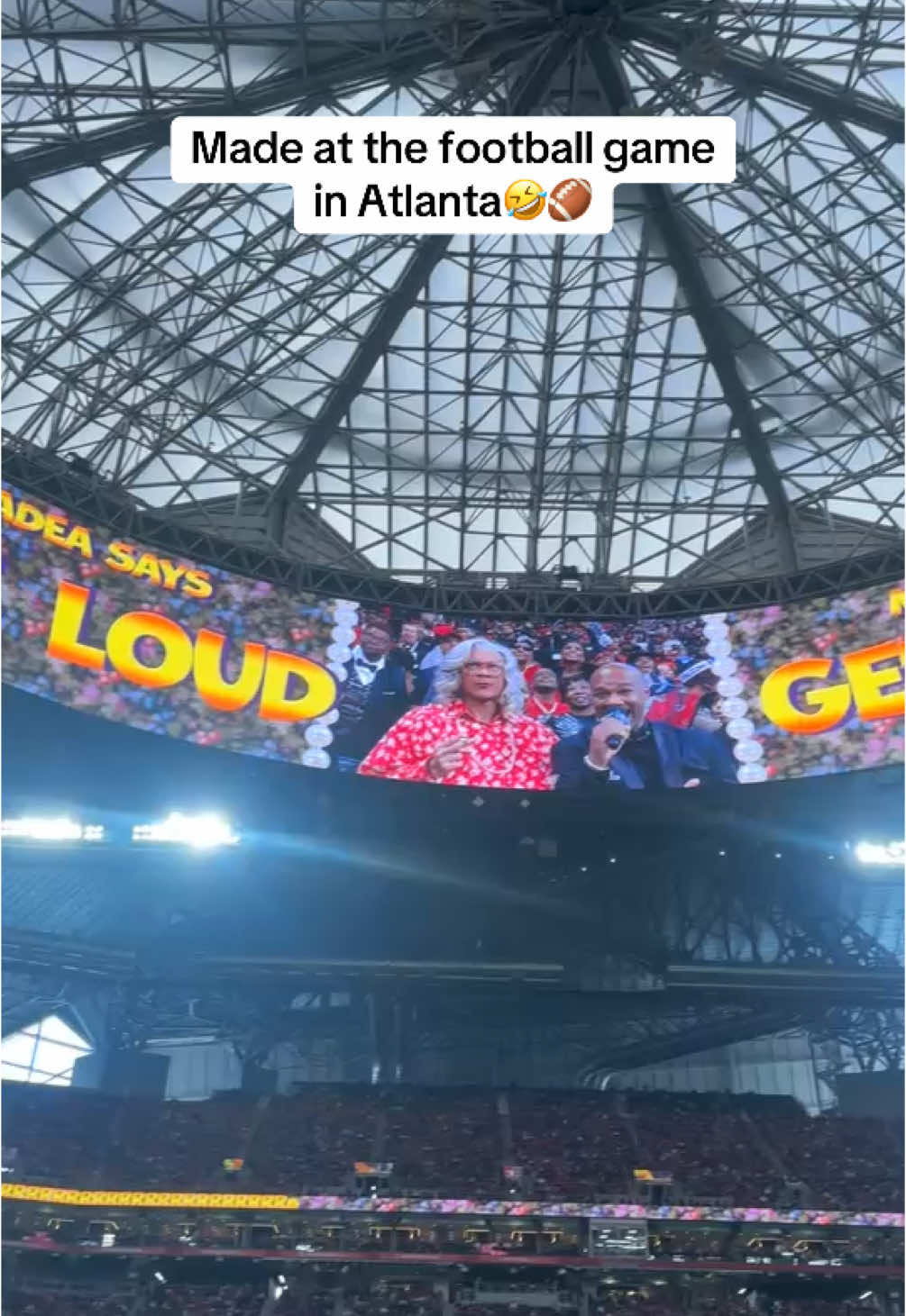 Madea at the game today in Atlanta🤣                                           Chargers VS Falcons🏈 