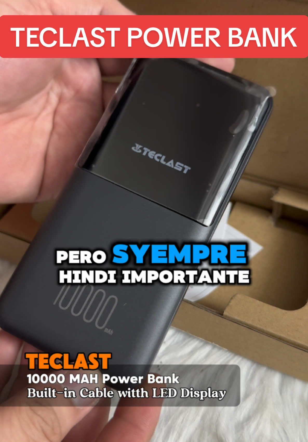 TECLAST 10000 MAH POWER BANK #powerbank #teclastpowerbank #10000mah #fyp 