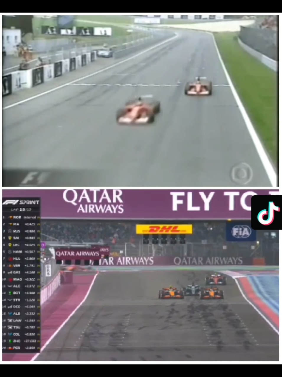 Ficou mais parecido com Áustria 2002 ou Estados Unidos 2002? #Formula1 #Formulaum #F1 #LandoNorris #Norris #OscarPiastri #Piastri #RubensBarrichello #RubinhoBarrichello #Barrichello 