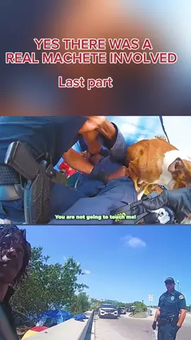 Yes there was a real machete involved last part   #cops #copsoftiktok #police #policeofficer #policeoftiktok #bodycam #crime #trending #fypシ゚viral #fyp #foryoupage #dog #pitbull #puppy 