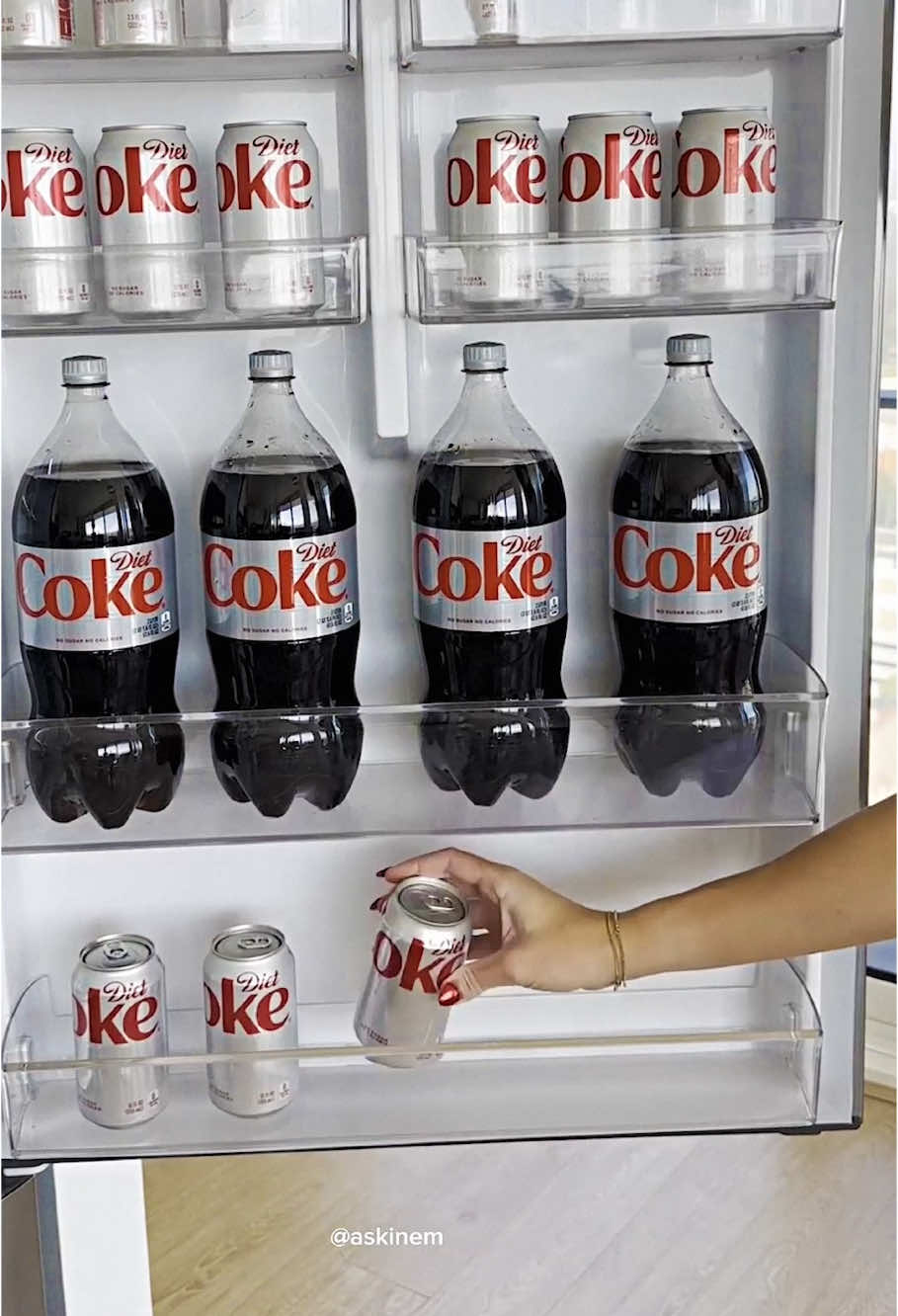 ASMR Drink Restock 🥤🤔😅 All Products Link's in Bio Go Amazon Storefront Search You Find These Products #fridgerestock #dietcoke #organization #restock #restockasmr #restocking #organized #cocacola #fridge #drinks #restock #asmr 