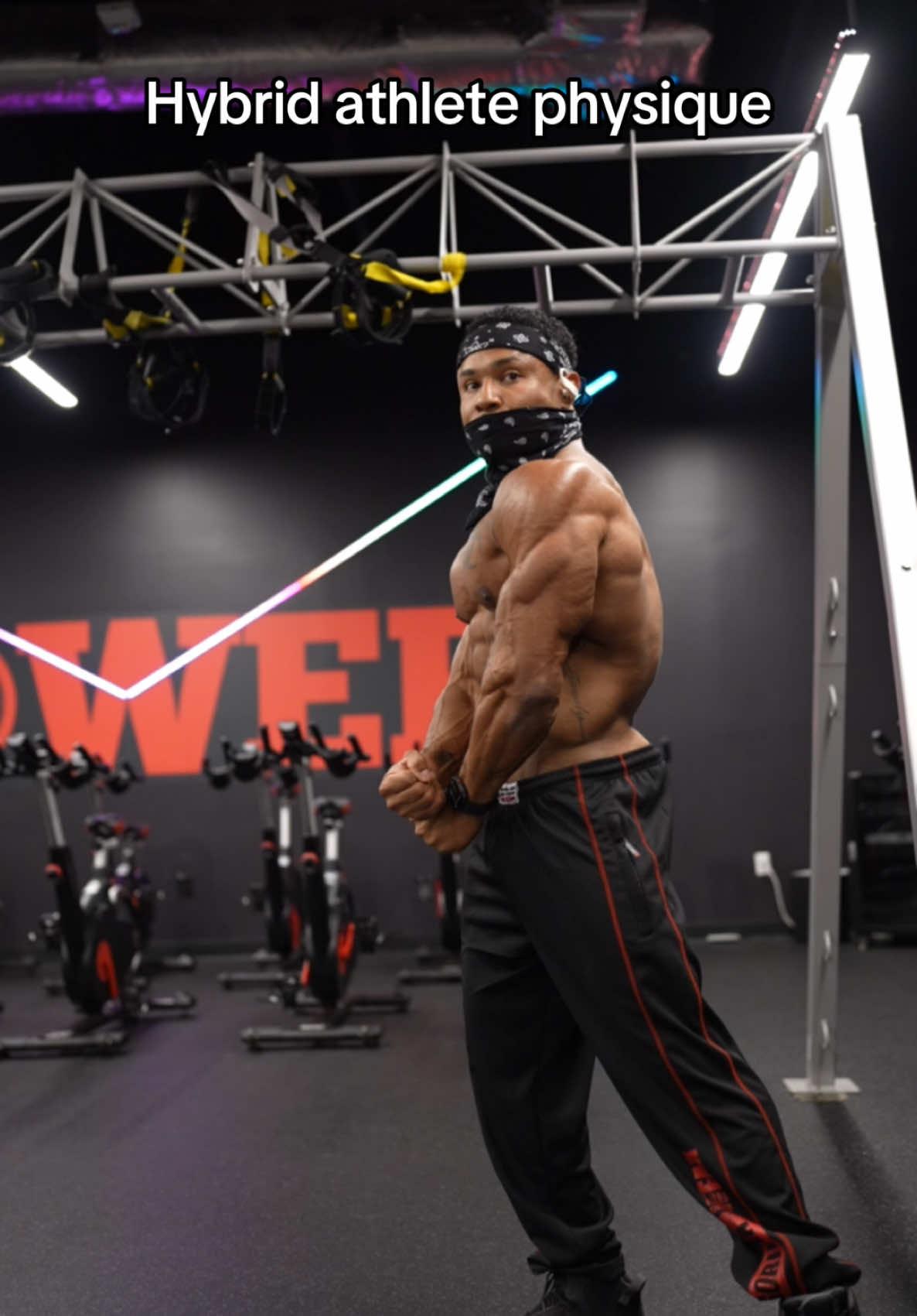 The goal is not a competition.  The goal is wake up everyday and shit on that mf from yesterday.  I just wanna get better. Every day. One step forward.  #physique #mensphysique #hybridathlete 