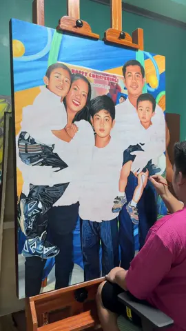 The Process of my Commission Painting Family Portrait 💞💗💞 Oil on canvas 48”x 36” inches  I’m open for Commission 📮 Just message me for inquire.💌 #oilpainting #artwork #portrait #artist #painter #artph #art #realism #oil #commission #commissionart #paintingcommission #portraiture #familyportraits #artstudio #artstyle
